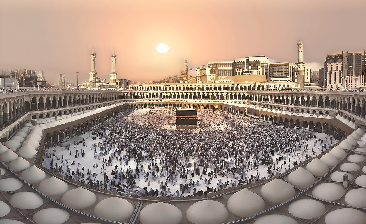 Kabe ve Mescid-i Haram manzarası
